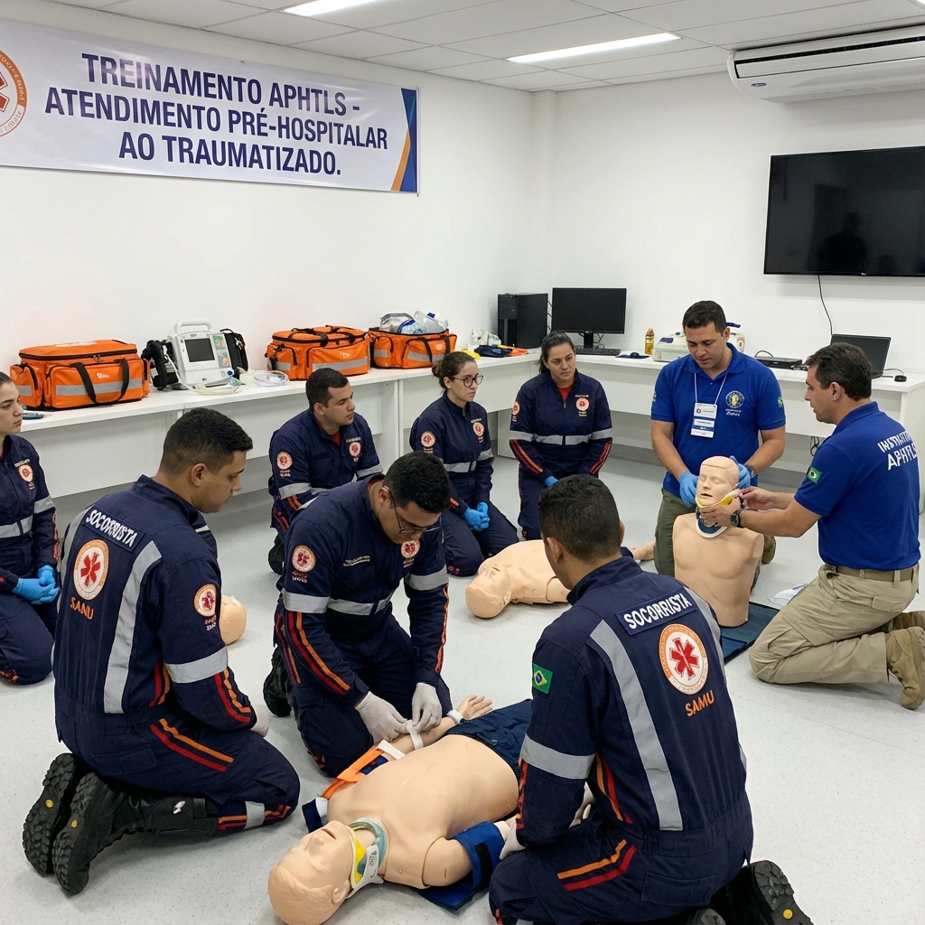 Treinamento APHTLS - Atendimento Pré-Hospitalar ao Traumatizado