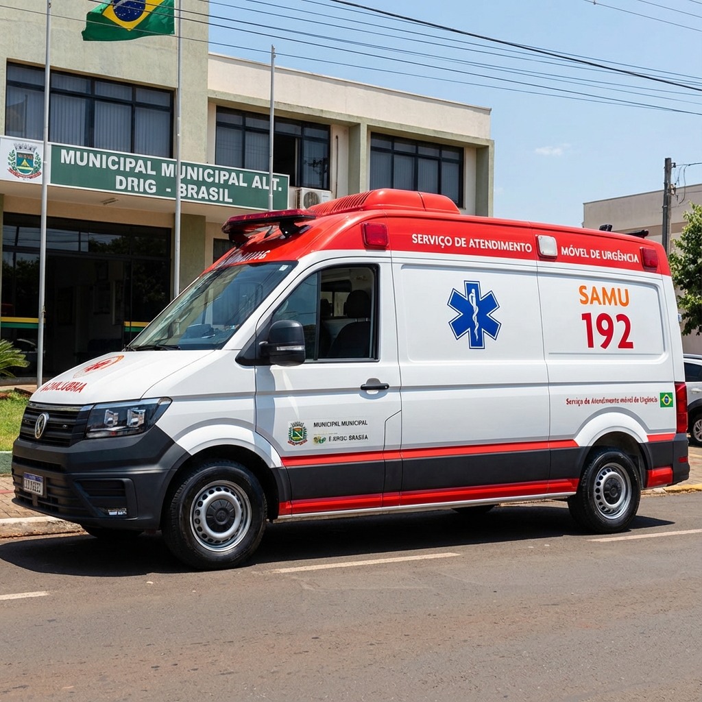Ambulância SAMU - Padrão Brasileiro para Treinamento